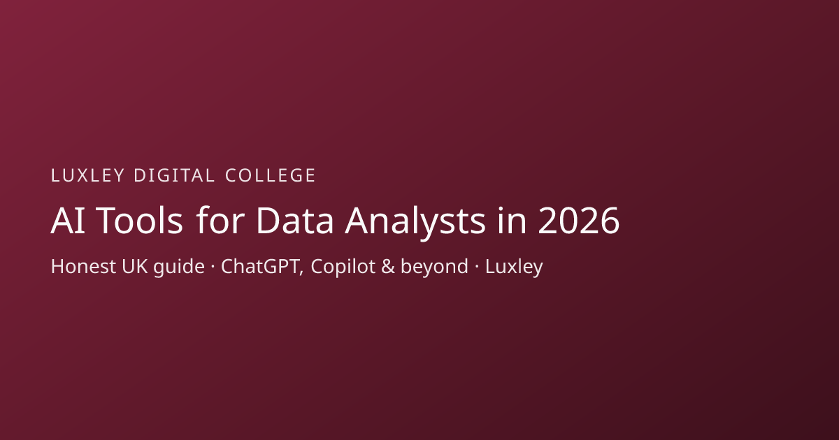 AI Tools for Data Analysts in 2026: Honest Best Practices | Luxley